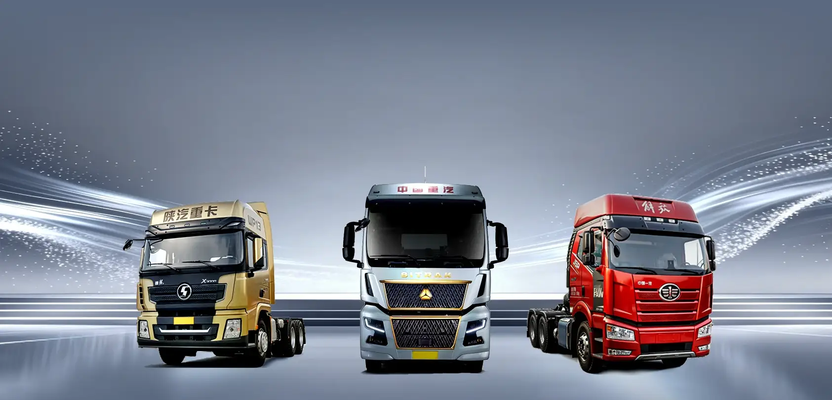 Shacman, FAW, Sinotruk